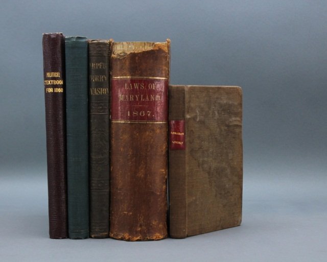 7 Titles: Harper's Ferry, Lincoln, WV, MD.: [Slavery/Harper’s Ferry/Lincoln/WV/Misc.]. 7 Titles from the library of William Safire. 12mo/8vo. ++ INVASION OF HARPER’S FERRY. SPEECH OF HON. BENJAMIN F. WADE, Of Ohio. Delivered in the United S
