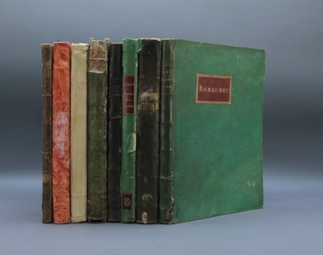 9 Titles: Musical score by Andre Gretry. Operas.: [Music]. 9 Titles, each consisting of engraved musical score composed by Andre Gretry, usually with printed French lyrics, mostly if not entirely operas. Mostly 4to. Variously bound. (Bindings not rec