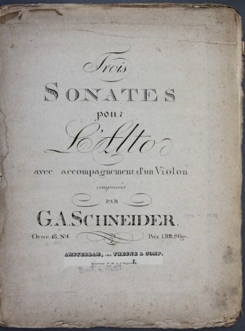 14 Musical Scores; Schneider, Loisel, Romberg...: [Musical Scores]. 14 Booklets/Pieces of musical score, mostly in French. 4to. Engraved. Variously in flexible covers, wraps, lacking wraps, or simply unbound. Mostly very good, some with minor edgewea