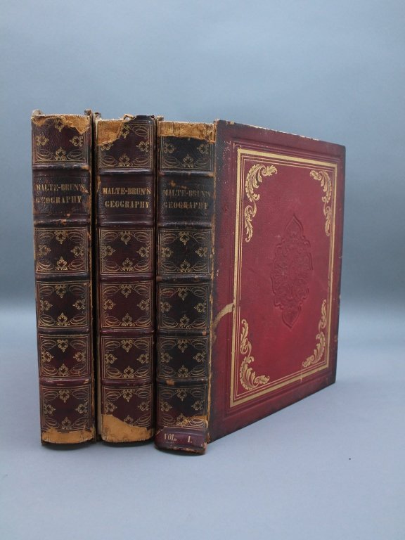 A SYSTEM OF UNIVERSAL GEOGRAPHY... 3 Vols.: [Books with Maps]. M. Malte-Brun. A SYSTEM OF UNIVERSAL GEOGRAPHY, Or a Description of All the Parts of the World, on a New Plan, according to the Great Natural Divisions of the Globe. 3 Vols. Bos: Sa