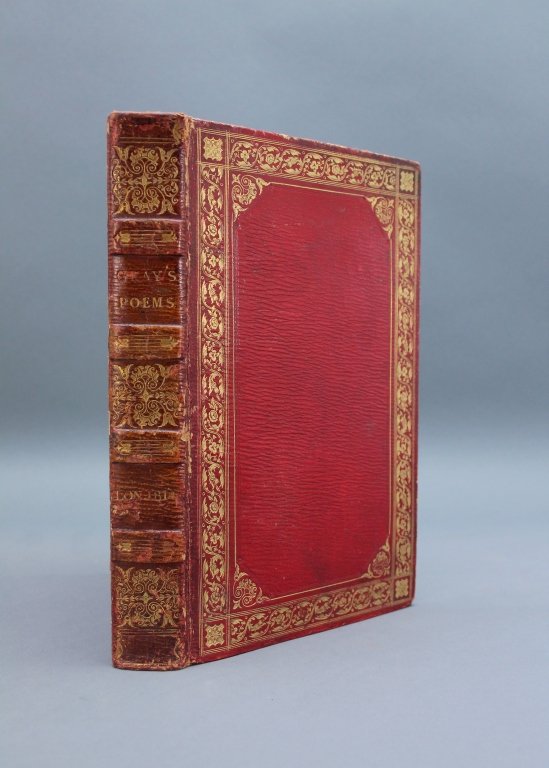 Fore-edge painting: POEMS OF THOMAS GRAY. 1814.: [Fore-edge Painting]. THE POEMS OF THOMAS GRAY. With Critical Notes, A Life of the Author, and an Essay on his Poetry, by the Rev. John Mitford. London: Printed for White, Cochrane, and Co… By S. Ha