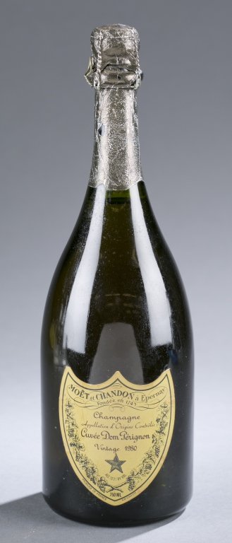 Cuvee Dom Perignon 1980: A bottle of Cuvee Dom Perignon. 1980. 750ml.