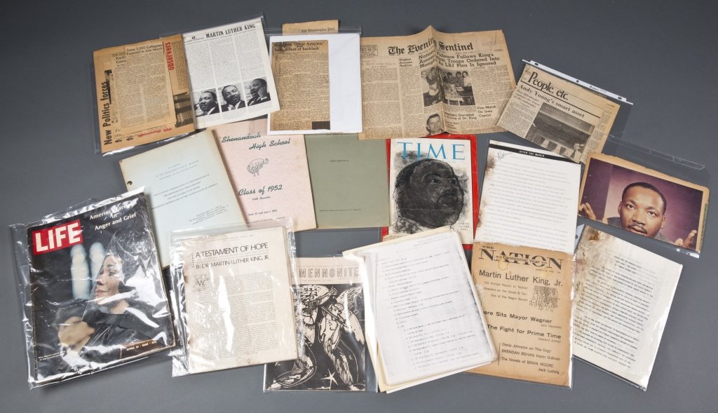 Archive of material by Martin Luther King: Archive includes possible final draft of article written by Dr. Martin Luther King, “Beyond the Los Angeles Riots - Next Stop: The North,” published in the SATURDAY REVIEW, November 13, 1965. 11 p