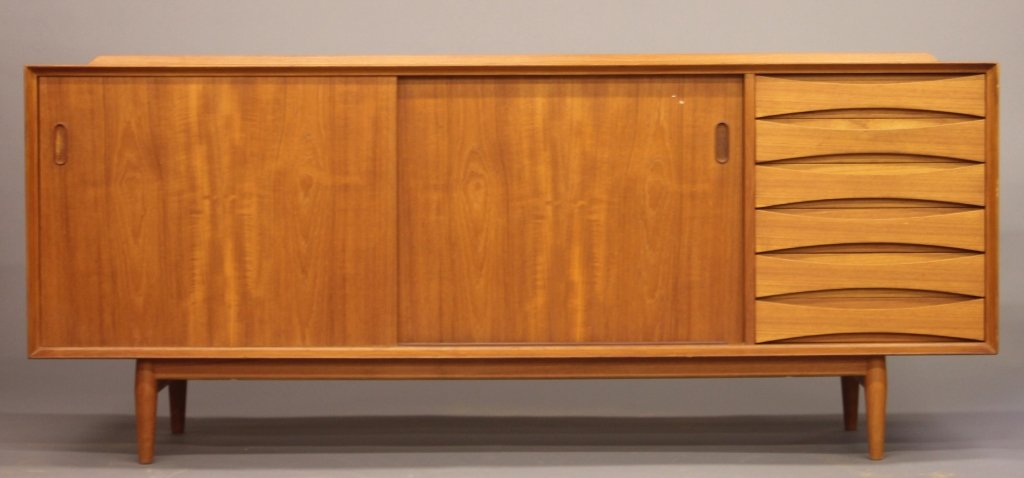 An Arne Vodder teak sideboard. (1 of 6)