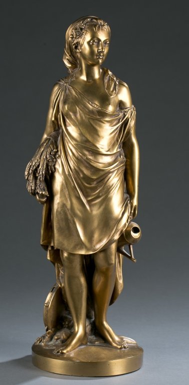 F. Barbedienne Bronze Sculpture of Demeter. (1 of 7)
