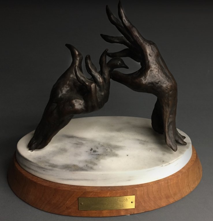 "The Healing Touch" sculpture by Tim Holmes (1 of 1)