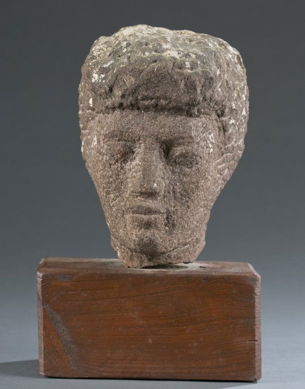 Classical Ancient Carved Stone Head. (1 of 5)