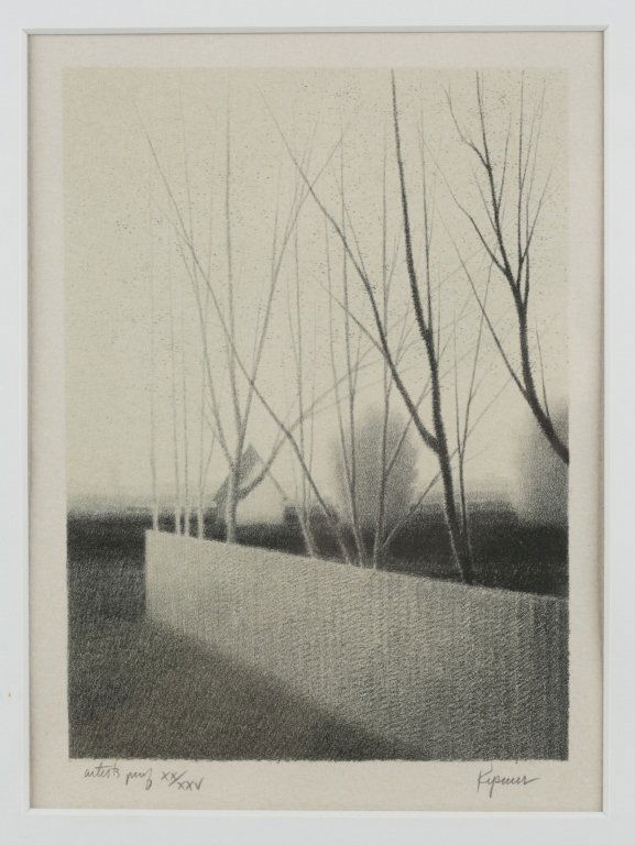 Robert Kipniss, Distances, Lithograph. (1 of 4)
