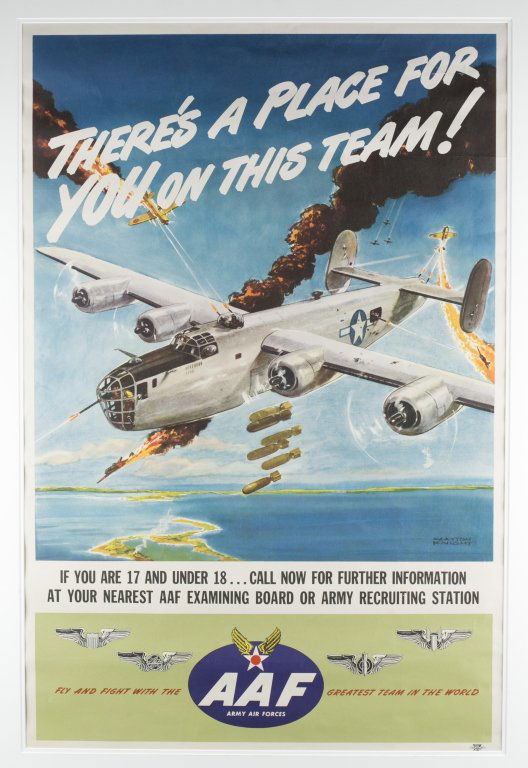 THERE'S A PLACE FOR YOU ON THIS TEAM!, 1944. (1 of 4)