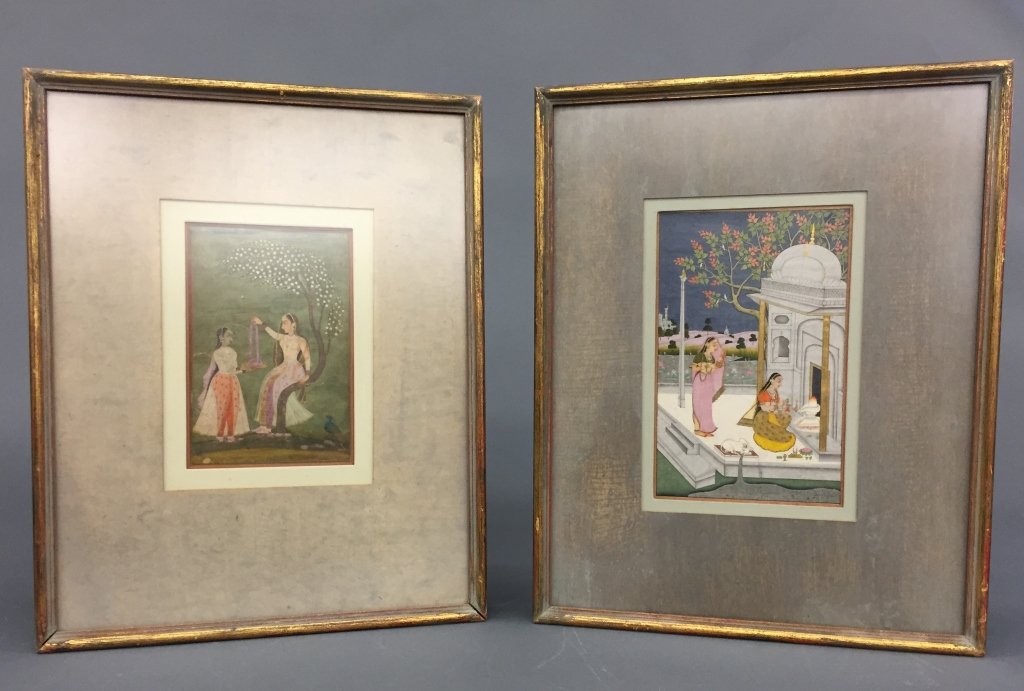 Pair of Indo-Persian paintings. (1 of 1)