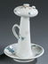 Group of 2 porcelain oil lamps. - 7
