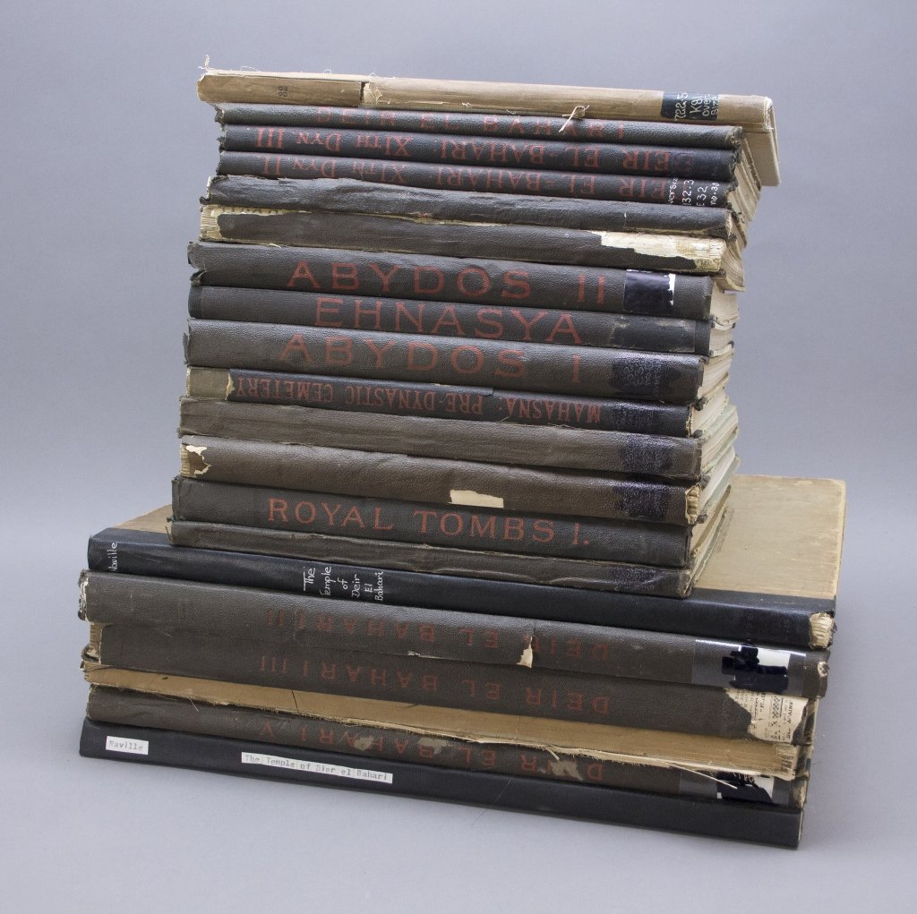 20 Vols, incl Egypt Exploration Fund.: [Ancient Egypt] 11 Titles (20 Vols). All but the last listed were published for the Egypt Exploration Fund. Variation occurs in the publication statements in lower portion of title page. Some list Keg