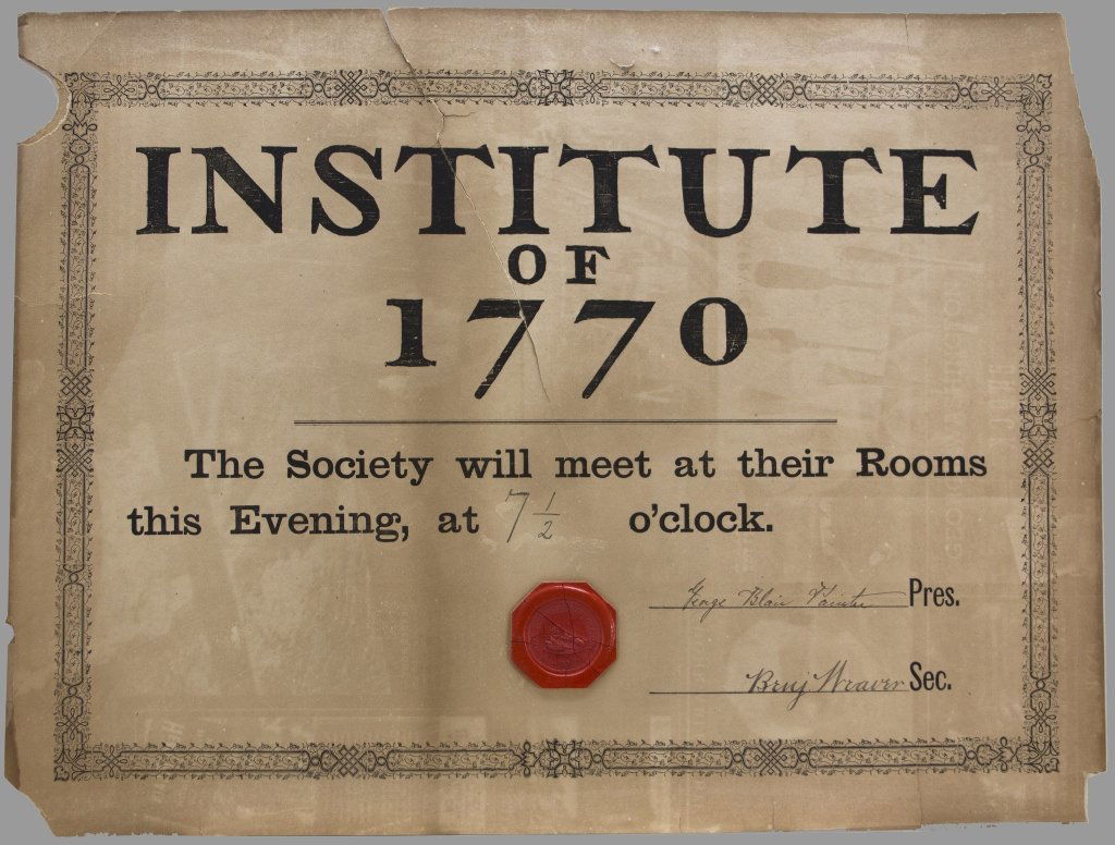 Harvard Hasty Pudding Club Broadside c. 1889 Sep 10, 2015 Quinn's