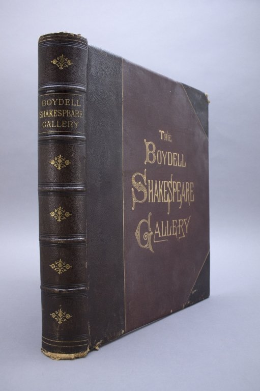 THE GALLERY OF SHAKESPEARE'S... 1874.100 plates.: [Shakespeare] THE GALLERY OF SHAKESPEARE'S DRAMATIC WORKS Originally Printed and Published by John Boydell reduced and re-engraved by the heliotype process with selections from the text. Phila: Gebbie