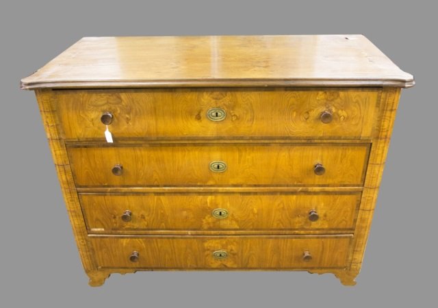 Biedermeier style writing desk of drawers. (1 of 5)