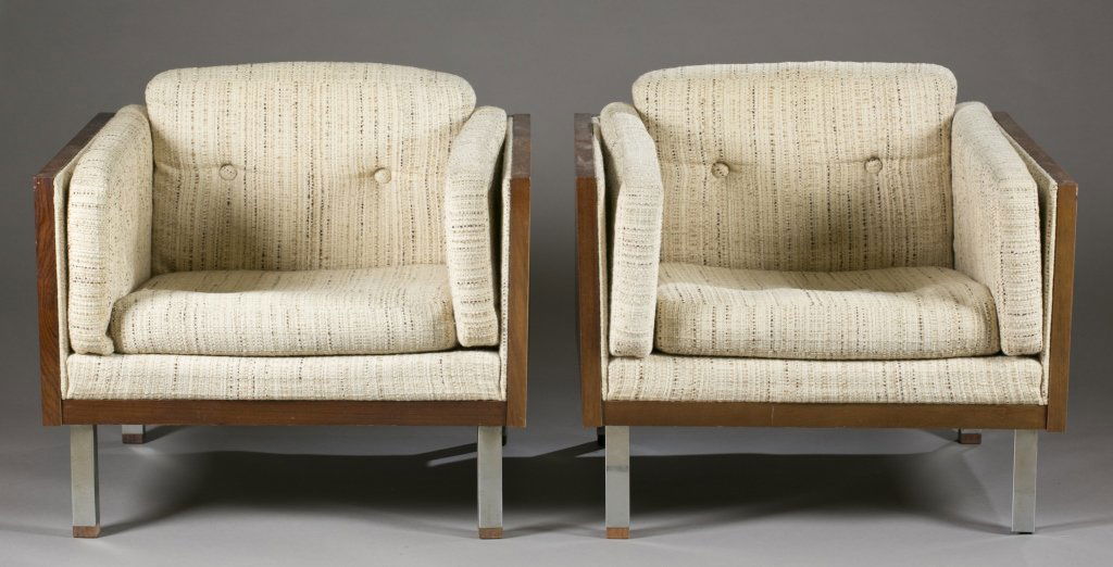 A pair of rosewood Jydsk Mobelvaerk club chairs. (1 of 6)