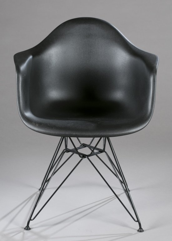 Eames molded plastic armchair. (1 of 6)