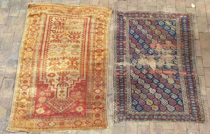 Pair of Antique Caucasian rugs. (1 of 5)