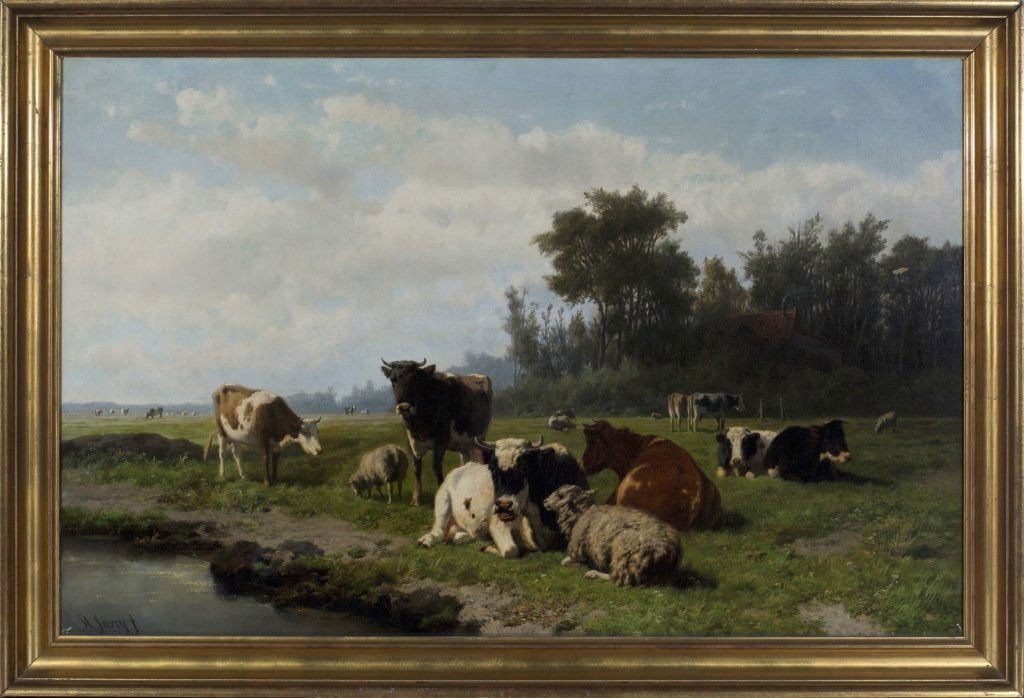 Hendrick Savry Cow painting (1 of 6)