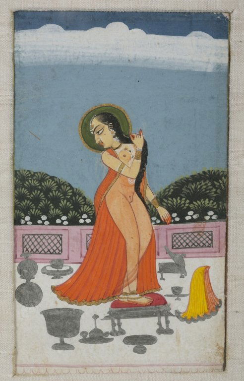 3 Indo-Persian paintings. (1 of 8)