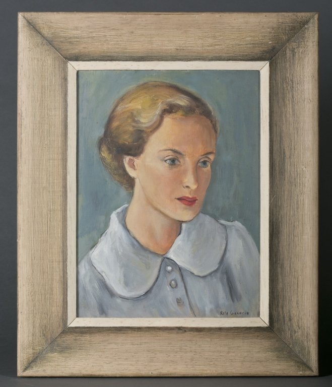 Rita Genecin, Portrait of Woman, O/b. (1 of 4)