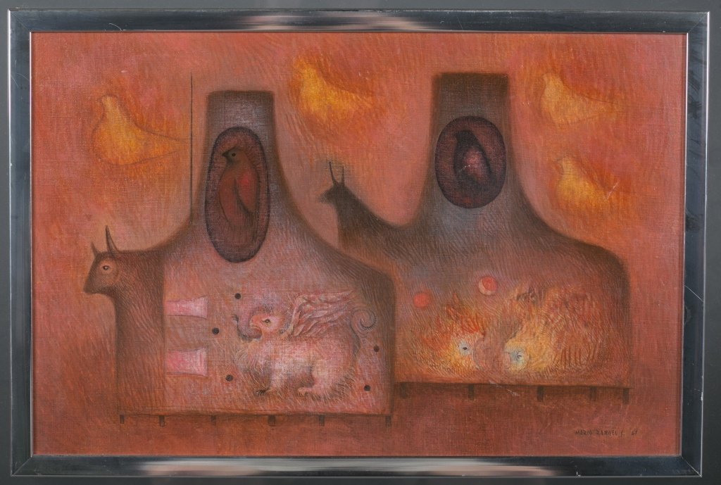 Mario Rangel, Acrylic on canvas, 1976. (1 of 3)