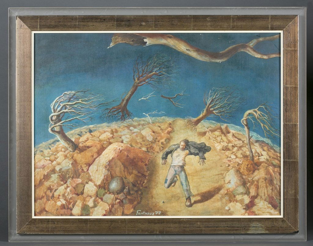 Henryk Fantazos, Surreal Landscape, 1977. (1 of 4)