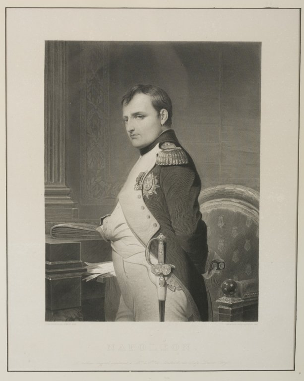 After Paul Delaroche, "Napoleon", etching. (1 of 4)