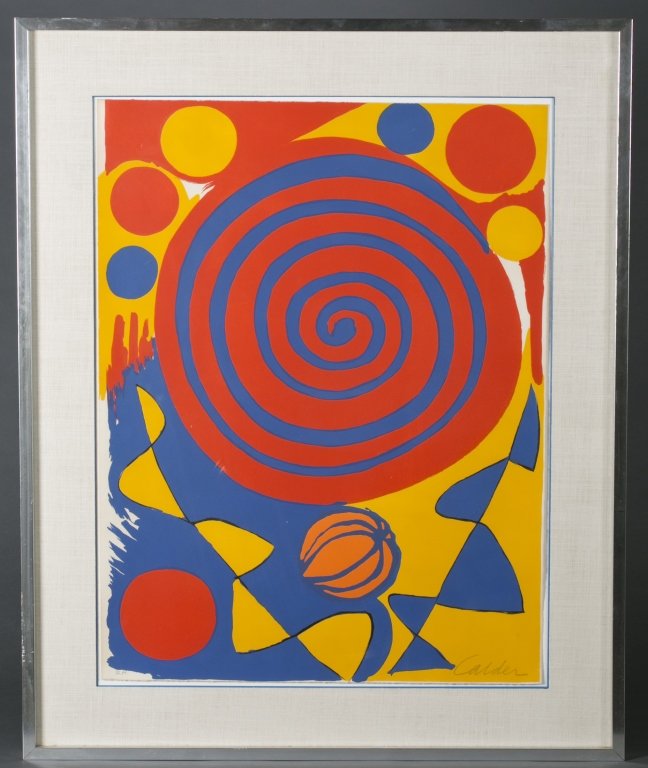 Alexander Calder, "Spirale Avec Citrouille", c1972 (1 of 5)