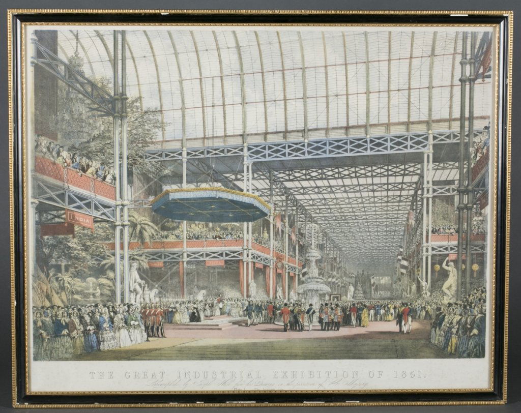 Joseph Nash, Views of the Crystal Palace. Lithos. (1 of 10)