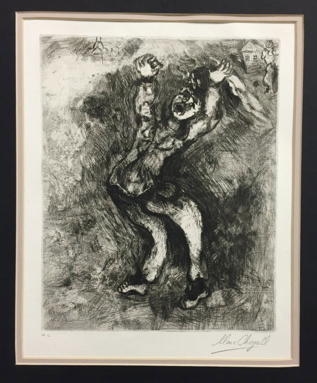 Marc Chagall, Le Fou qui vend la sagesse. 1927-30. (1 of 4)