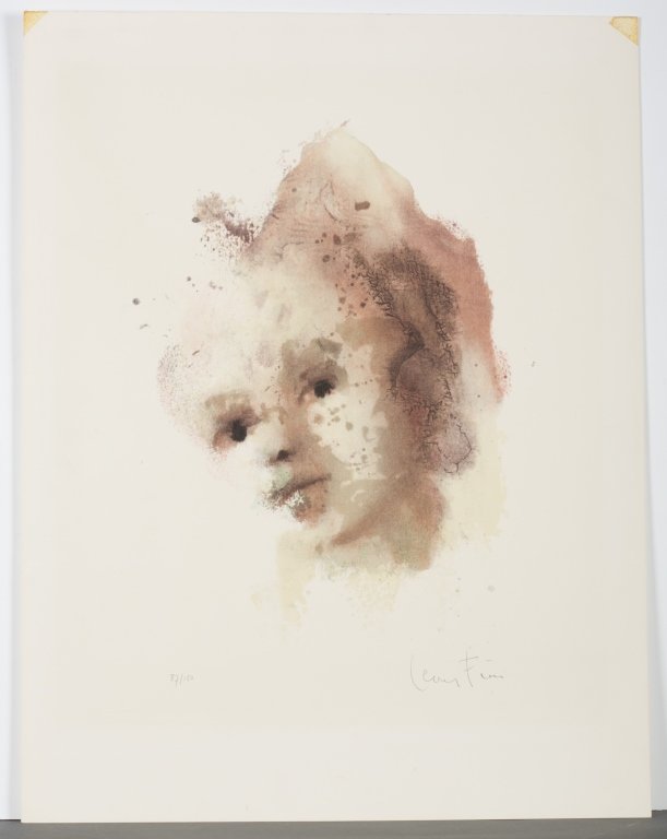 Leonor Fini, Portrait of a Girl, lithograph. (1 of 4)