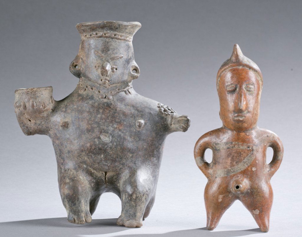 Group of 2 Jalesco pottery figures. (1 of 5)