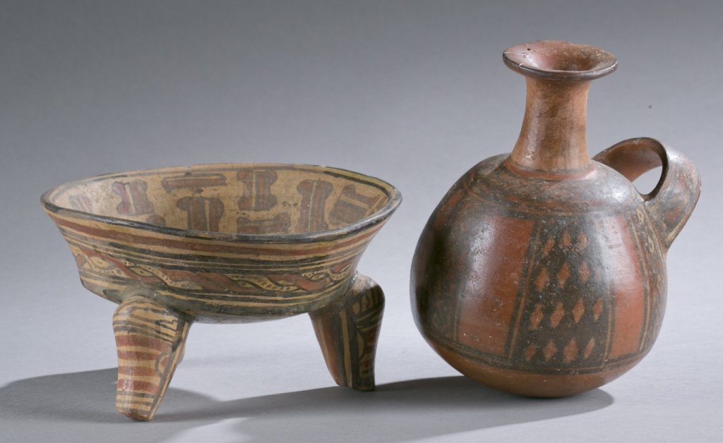 Group of 2 Pre-Columbian pottery objects. (1 of 9)