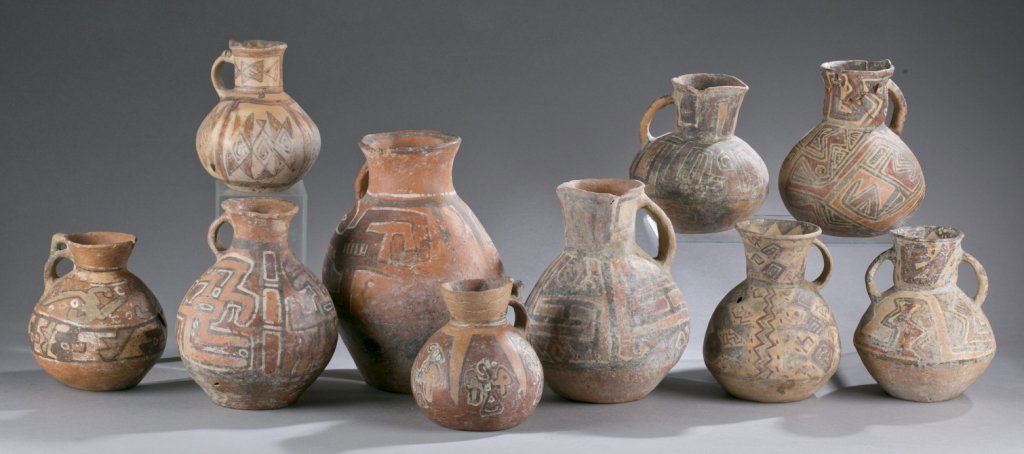Group of 10 Pre-Columbian vessels. (1 of 10)