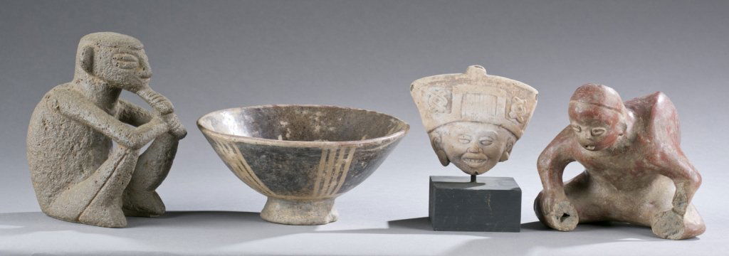 Group of 4 Pre-Columbian objects. (1 of 6)