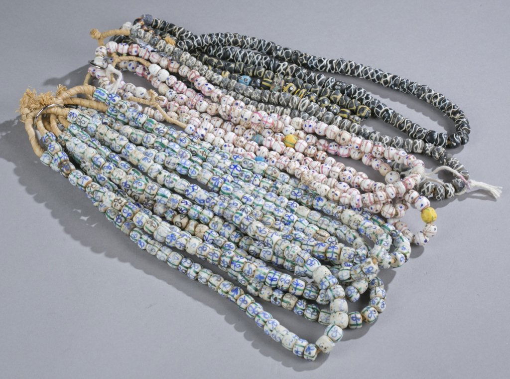 Group of Venetian glass African trade beads. (1 of 4)