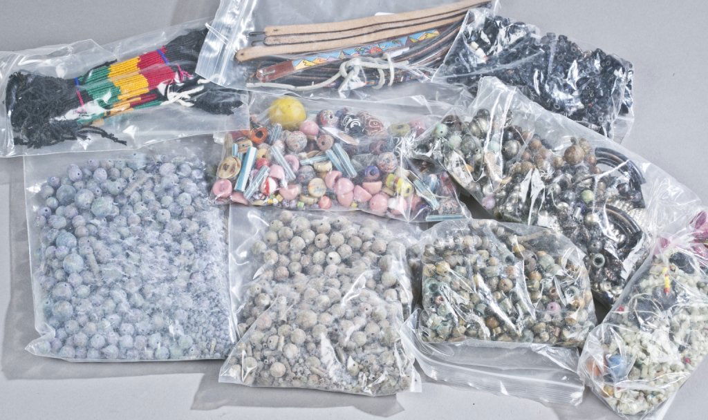 Group of loose African trade beads. (1 of 8)