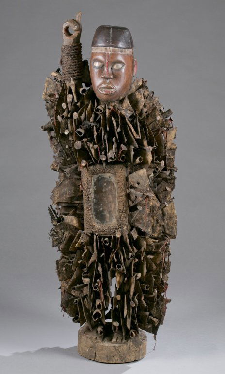 A standing nail fetish. 20th century. (1 of 5)