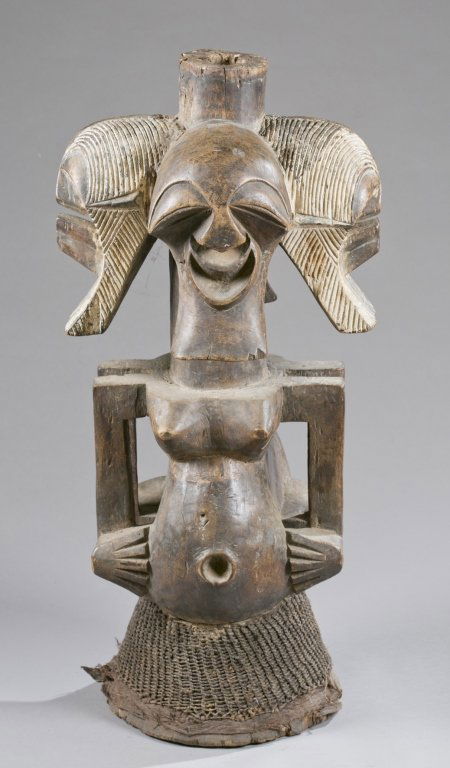 Standing female figure. 20th c. (1 of 5)