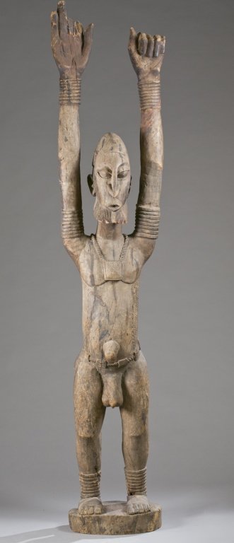 A standing male figure, Telem style. 20th c. (1 of 5)