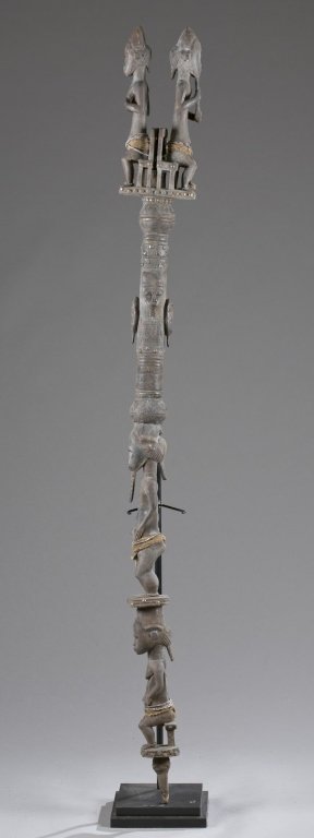 Staff with many figures, 20th c. (1 of 10)