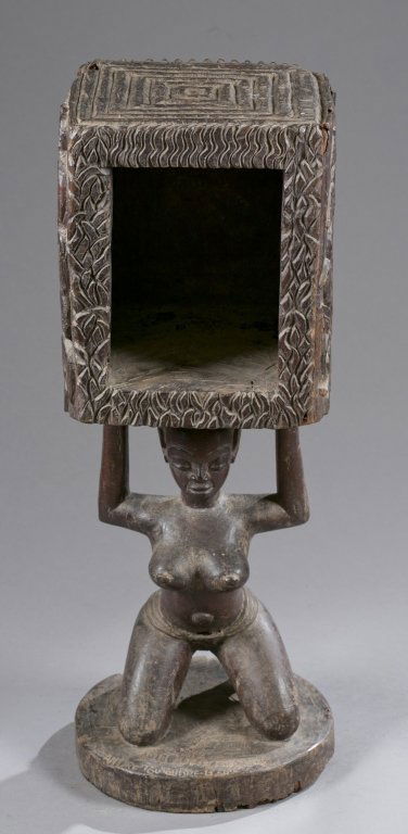 Kneeling female caryatid. 20th century. (1 of 9)