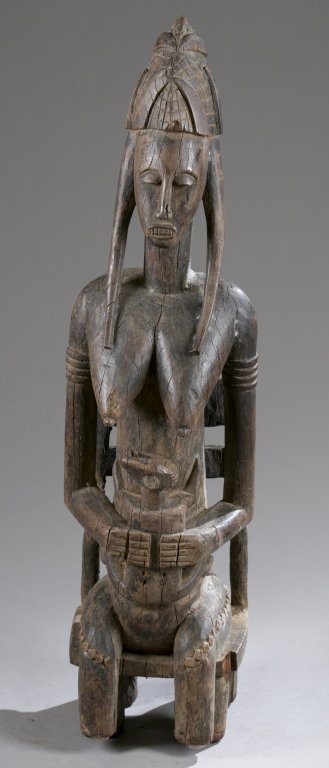 Seated maternity figure, 20th c. (1 of 6)