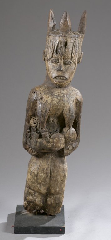Kneeling Igbo figure, 20th c. (1 of 5)