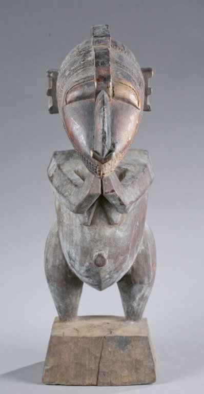 Baga Nimba female wood figure. 20th c. (1 of 4)