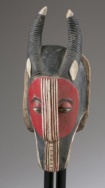 Polychrome animal mask, 20th c. (1 of 4)