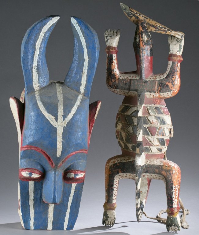 Mask and headdress, 20th c. (1 of 8)