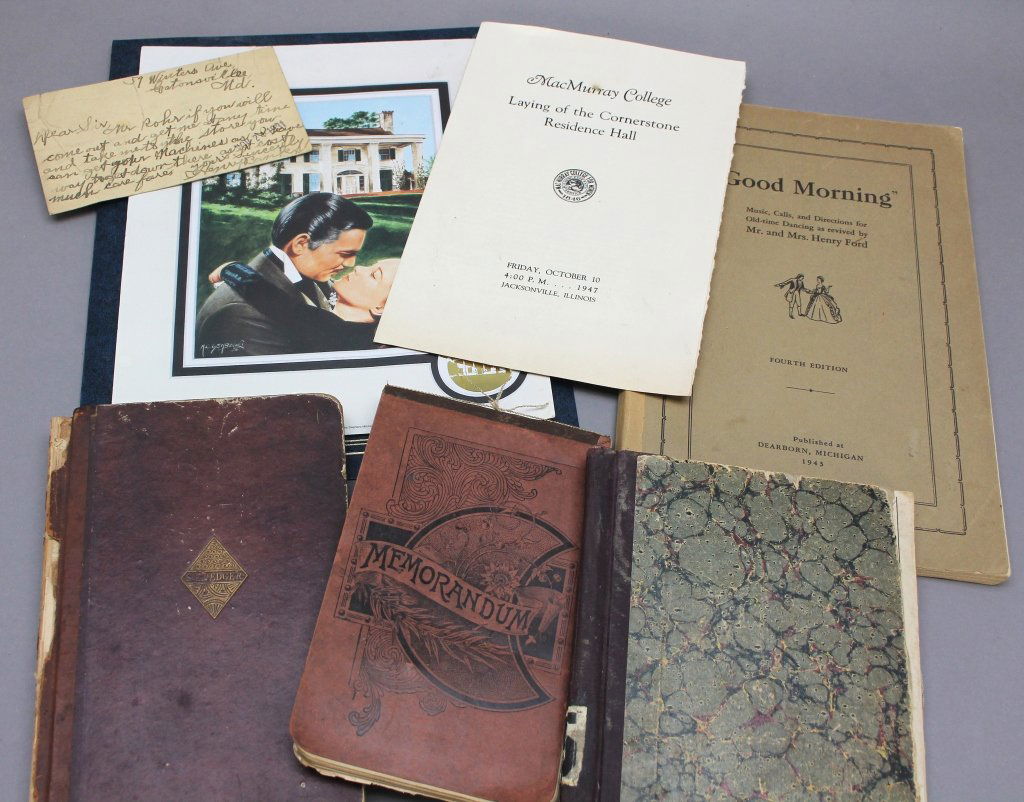 ~99 Items: MD General Store receipts, ads. 1890s (1 of 4)