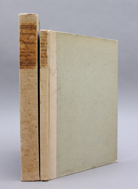 2 Signed First Editions: Edna St. Vincent Millay. (1 of 5)